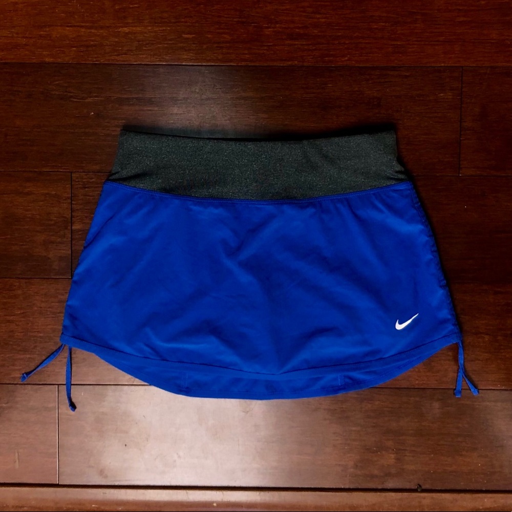 Nike Dri Fit skort periwinkle and orange
